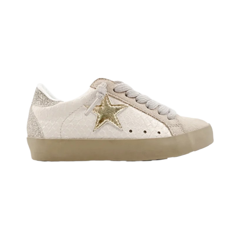 ShuShop ShuShop Paula Bone Snake Sneakers
