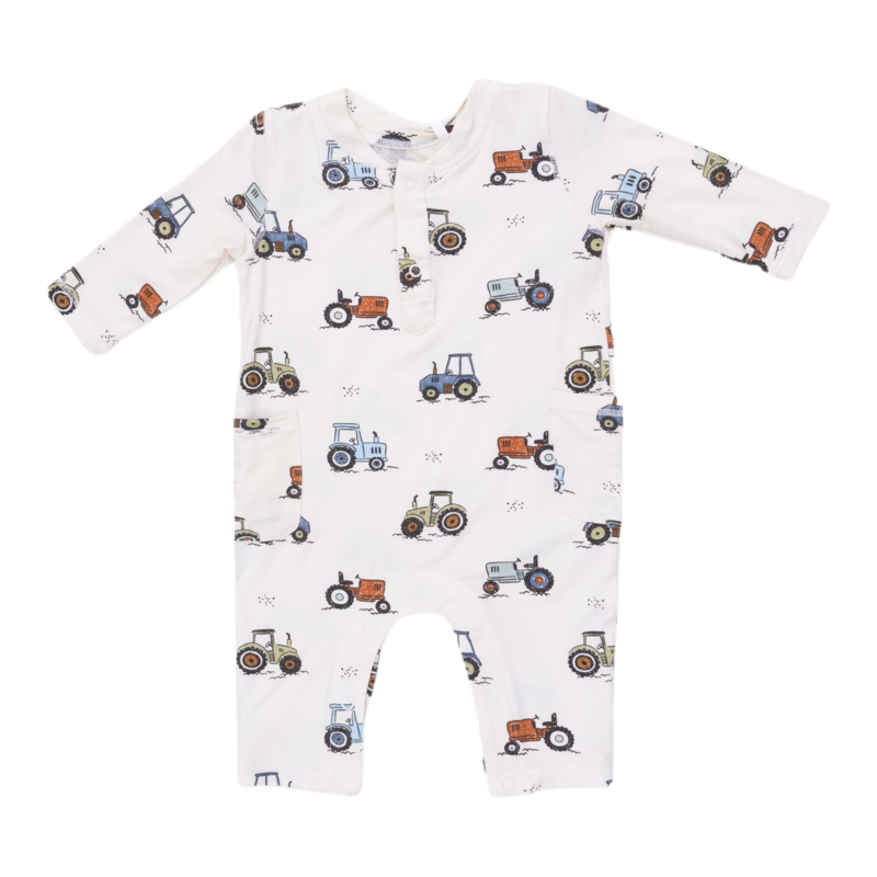 Angel Dear Angel Dear Uni Romper - Future Farmer