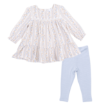Angel Dear Angel Dear Tiered Dress w/ Leggings - Catarina Floral