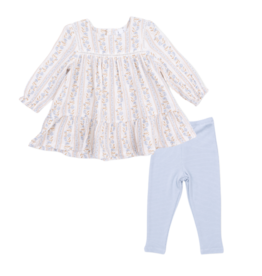 Angel Dear Angel Dear Tiered Dress w/ Leggings - Catarina Floral