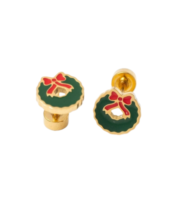 Pip Pop Post Pip Pop Post Wreath Stud Earrings