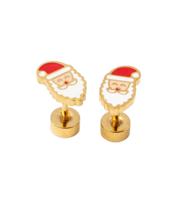 Pip Pop Post Pip Pop Post Santa Stud Earrings