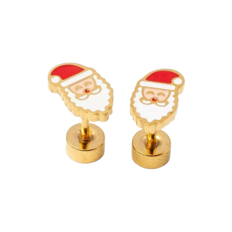 Pip Pop Post Pip Pop Post Santa Stud Earrings