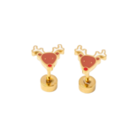 Pip Pop Post Pip Pop Post Reindeer Stud Earrings