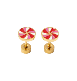 Pip Pop Post Pip Pop Post Peppermint Stud Earrings