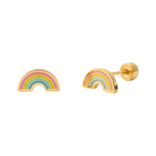 Pip Pop Post Pip Pop Post Pastel Rainbow Stud Earrings