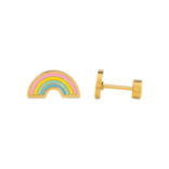 Pip Pop Post Pip Pop Post Pastel Rainbow Stud Earrings