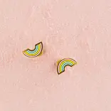 Pip Pop Post Pip Pop Post Pastel Rainbow Stud Earrings