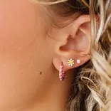 Pip Pop Post Pip Pop Post White Daisy Stud Earrings