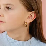 Pip Pop Post Pip Pop Post Rainbow Confetti Hoop Earrings