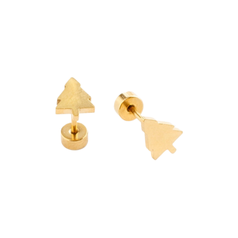Pip Pop Post Pip Pop Post Christmas Tree Stud Earrings