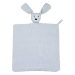 The Uptown Baby The Uptown Baby Dusty Blue Mini Stripe Dog Lovey Blanket