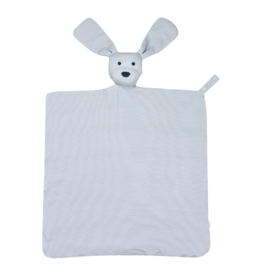 The Uptown Baby The Uptown Baby Dusty Blue Mini Stripe Dog Lovey Blanket