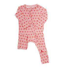 The Uptown Baby The Uptown Baby Holiday Bows Romper