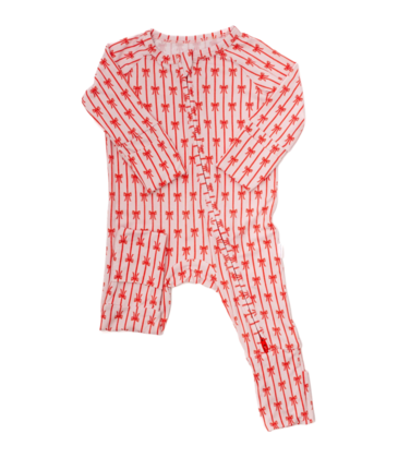 The Uptown Baby The Uptown Baby Holiday Bows Romper