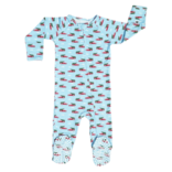 Sweet Bamboo Sweet Bamboo Pick-Up the Tree Zipper Footie