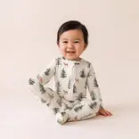 Sweet Bamboo Sweet Bamboo Winter Fawn Zipper Footie