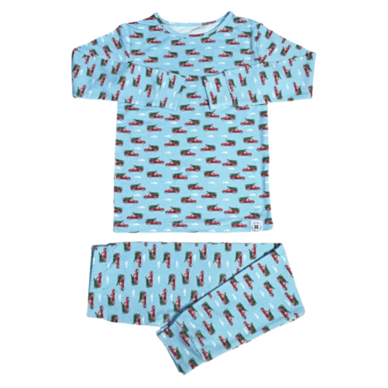 Sweet Bamboo Sweet Bamboo Pick-Up the Tree Pajama Set