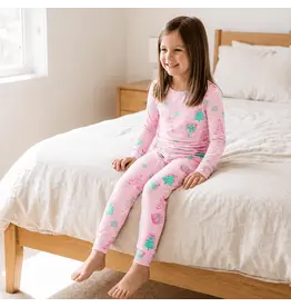 Sweet Bamboo Sweet Bamboo Christmas At Tiffany's Pajama Set