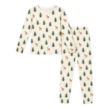 Sweet Bamboo Sweet Bamboo Winter Fawn Pajama Set