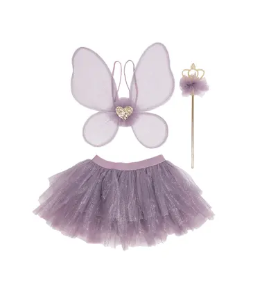 Great Pretenders Great Pretenders Purple Royal Fairy Princess Skirt Set 4-6