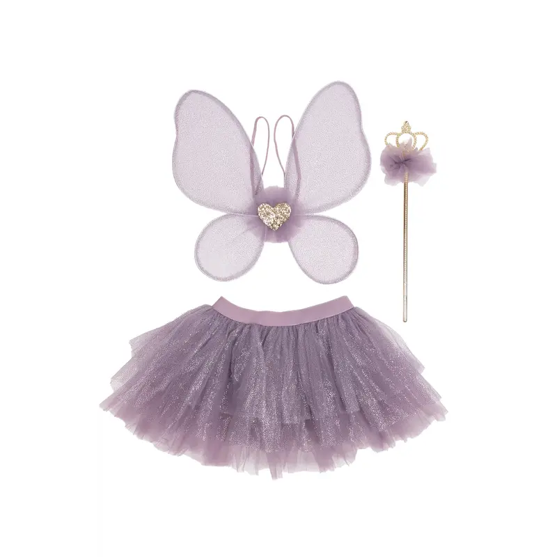 Great Pretenders Great Pretenders Purple Royal Fairy Princess Skirt Set 4-6