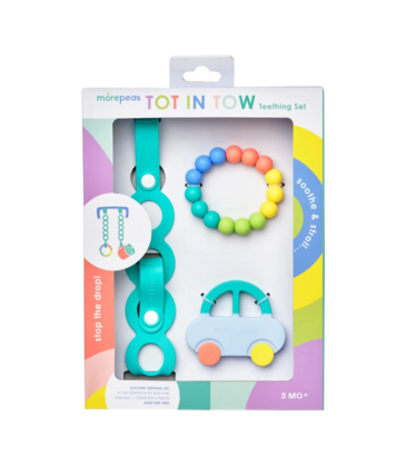 morepeas morepeas Tot in Tow Teething Set - Sherbert