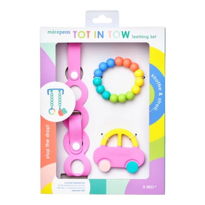 morepeas morepeas Tot in Tow Teething Set - Grape