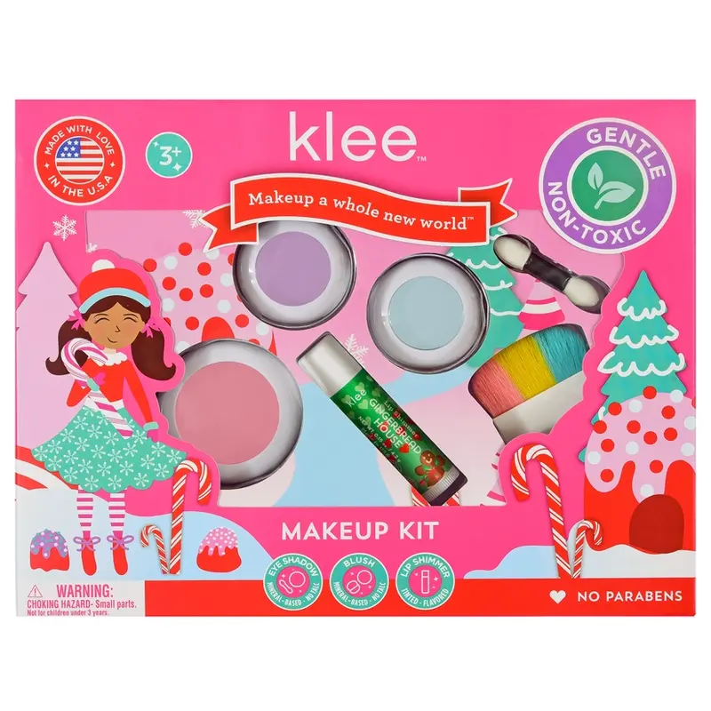 Klee Klee Natural Mineral Play Makeup Kit - Snazzy Santa