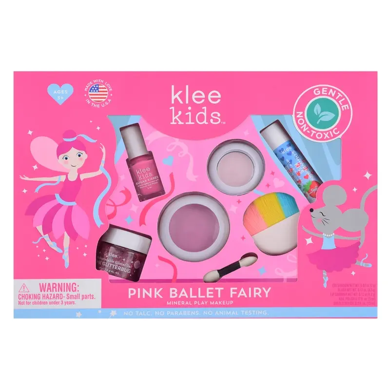 Klee Klee Natural Mineral Play Deluxe Makeup Kit - Pink Ballet Fairy