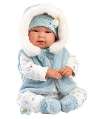 Llorens Llorens Brandon 17.3" Articulated Newborn Baby Doll