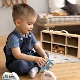 Speedy Monkey Speedy Monkey Car Display Case w/ 6 Vehicles