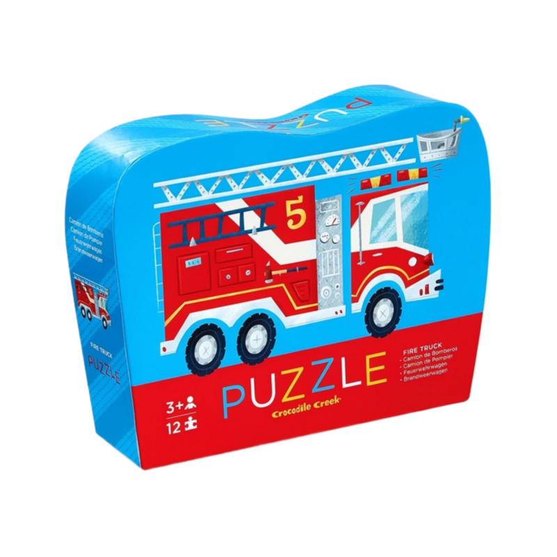 Crocodile Creek 12pc Puzzle - Fire Truck
