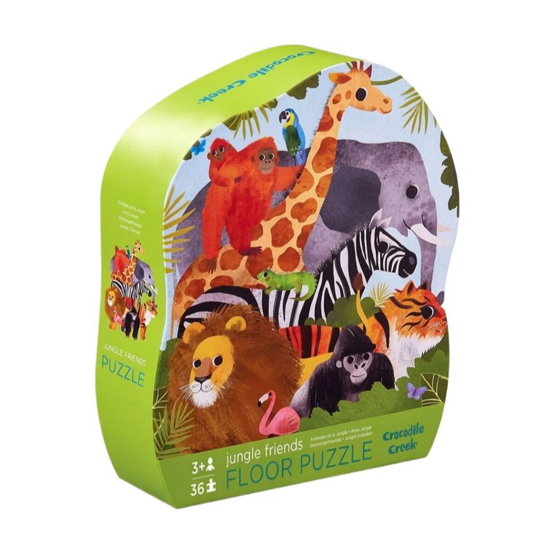 Crocodile Creek 36pc Puzzle - Jungle Friends