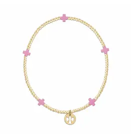 enewton enewton egirl egives to Camp Kesem Signature Cross Bracelet