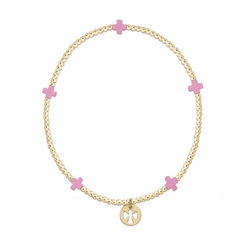 enewton enewton egirl egives to Camp Kesem Signature Cross Bracelet