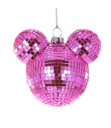 Cody Foster & Co Disco Mouse Ears Ornament