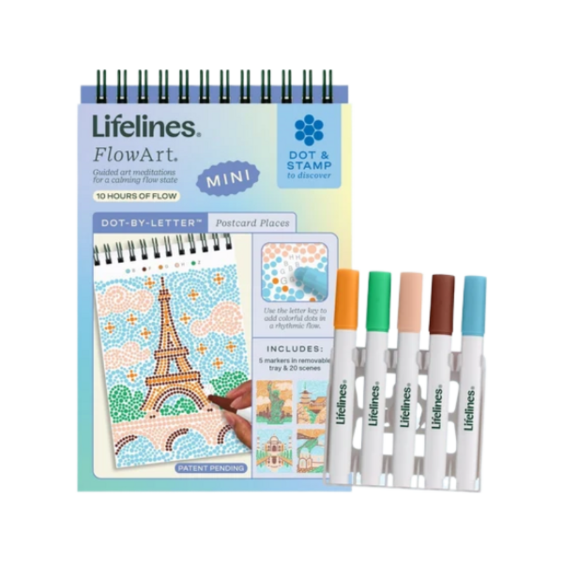 Lifelines Lifelines FlowArt Mini Postcard Places