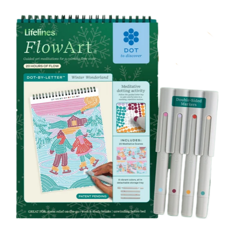 Lifelines Lifelines FlowArt Dot-By-Letter Winder Wonderland