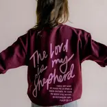 Dear Heart Dear Heart The Lord Is My Shepherd Maroon Pullover