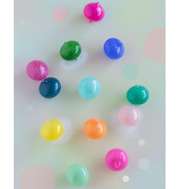 Glitterville 4.25" Swirl Orb Ornament