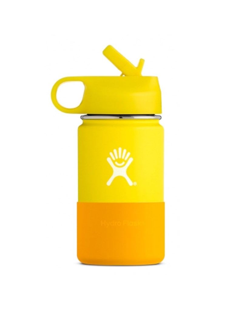 Hydro Flask Kids Wide Mouth Bottle with Straw Lid and Boot