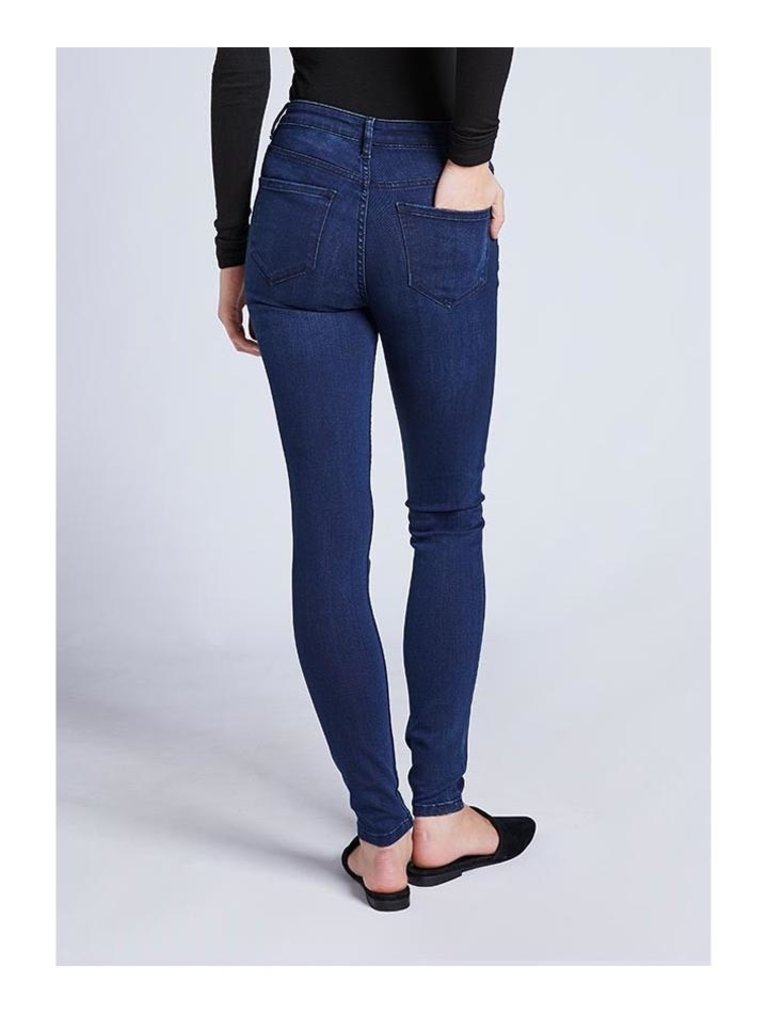 dish denim high rise skinny