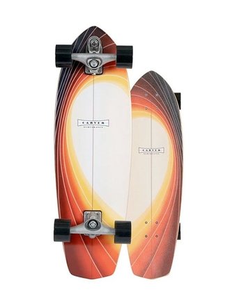 Carver Skateboards Carver Surfskate Glass Off 32" x 9.875" - C7 Raw trucks