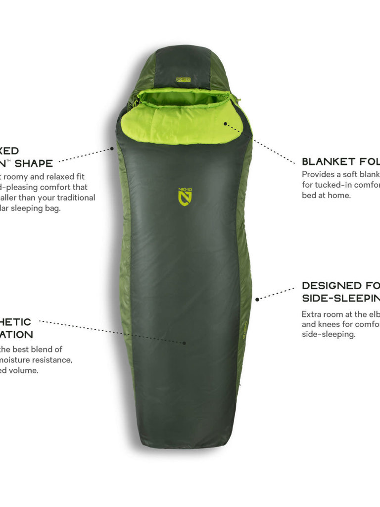 Nemo Tempo Men's Sleeping Bag 35F Escape Sports Inc.