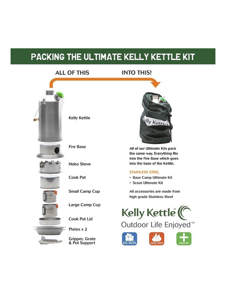 Kelly Kettle Base Camp Kit - Escape Sports Inc.