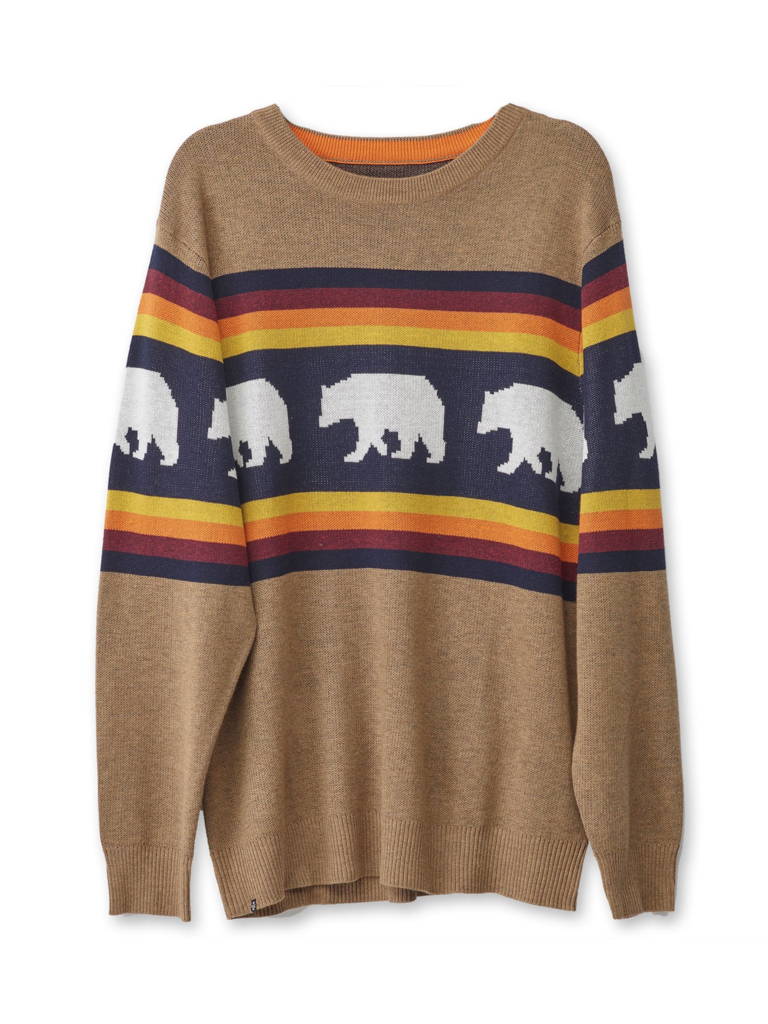 Hiking bear wool sweater best sale