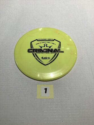 Dynamic Discs Dynamic Fuzion CRIMINAL Dist. Disc (10,3,1,4)