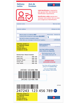 Card for Pickup (default)