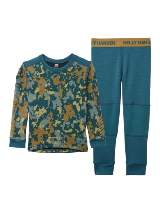 Helly Hansen Helly Hansen Kid's Graphic LIFA Merino Baselayer Set